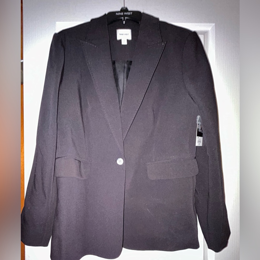 Nine West Blazer, nwt, size 14, black